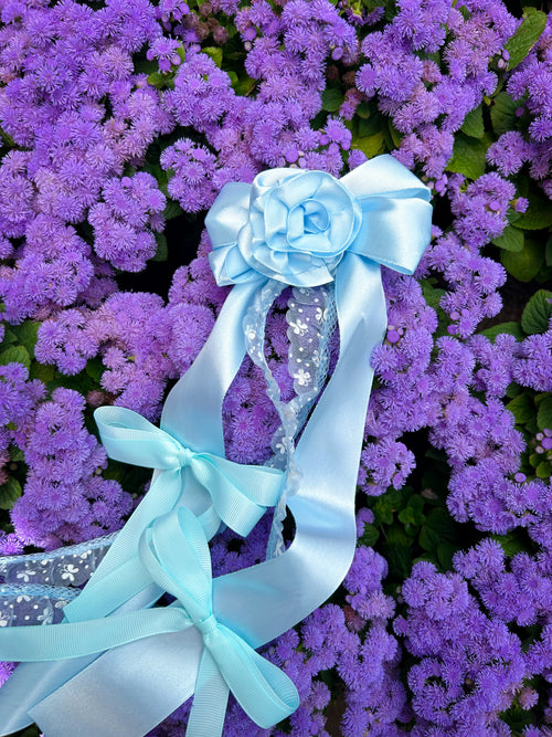 Moño "Delphinium"