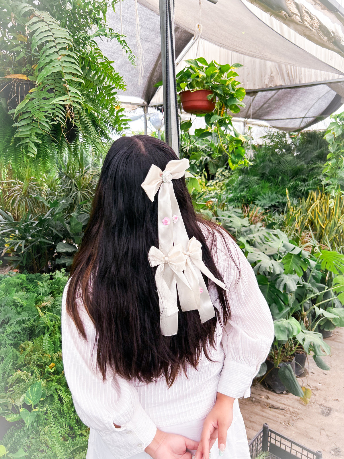Moño "Gardenia"