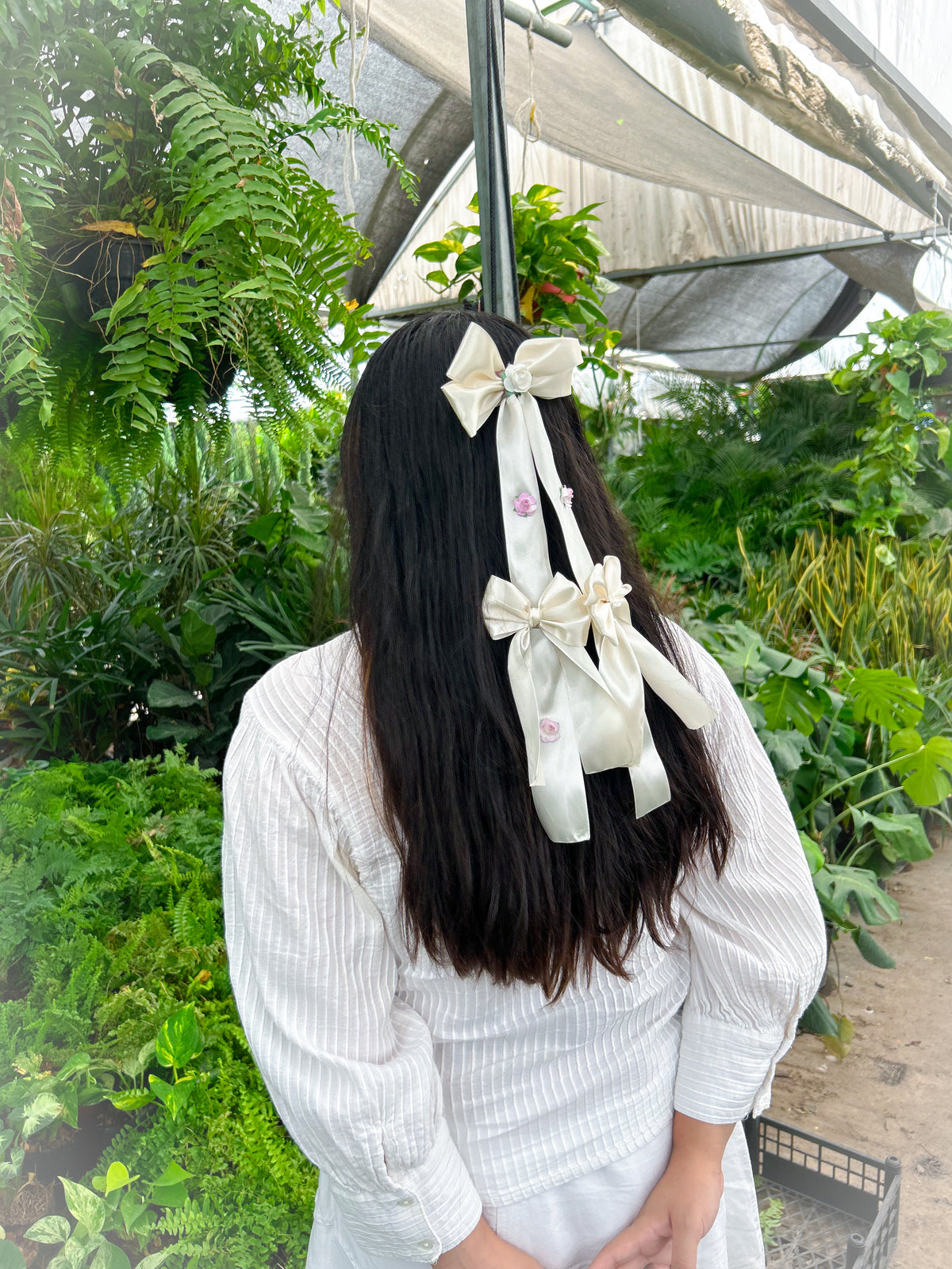 Moño "Gardenia"